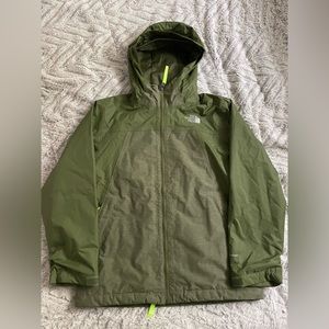 New with tags North Face Boys Terrarium Green coat